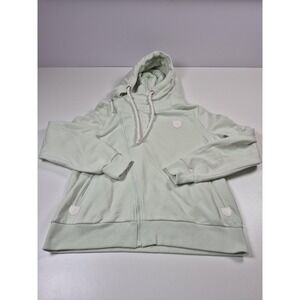 Wanakome Hoodie Womens XL Mint Green Full Zip Rope Drawstring Sweatshirt Canada